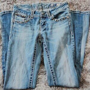 Miss Me Low Rise Signature Bootcut Jeans Women's Size 26